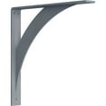 thumbnail image 1 of Ekena Millwork 2"W x 16"D x 16"H Legacy Steel Bracket, Hammered Silver, 1 of 12