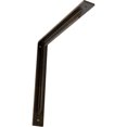 thumbnail image 1 of Ekena Millwork 2"W x 16"D x 16"H Stockport Steel Bracket, Antiqued Brass, 1 of 12