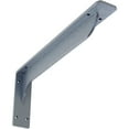 thumbnail image 1 of Ekena Millwork 2"W x 16"D x 6 1/2"H Embrey Steel Bracket, Hammered Light Blue, 1 of 11