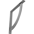 thumbnail image 1 of Ekena Millwork 2"W x 18"D x 18"H Bulwark Steel Bracket, Hammered Gray, 1 of 12
