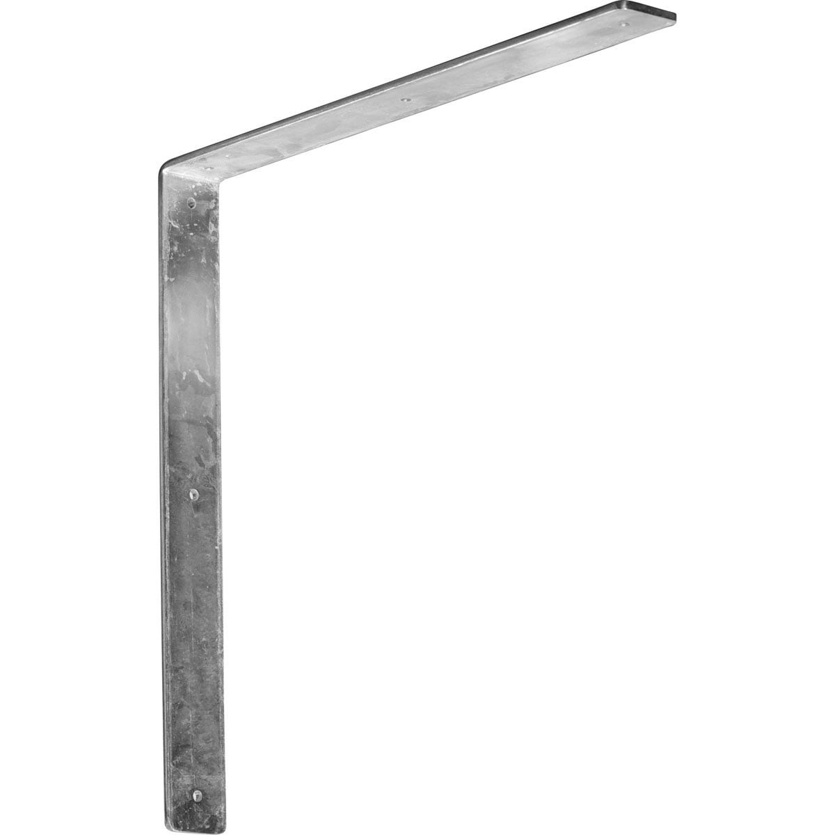 Hamilton Hammered Gray Steel Bracket 2"W x 18"D x 18"H