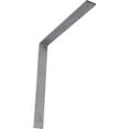 thumbnail image 1 of Ekena Millwork 2"W x 18"D x 18"H Hamilton Steel Bracket, Hammered Light Blue, 1 of 11