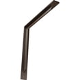 thumbnail image 1 of Ekena Millwork 2"W x 18"D x 18"H Stockport Steel Bracket, Hammered Brown, 1 of 12
