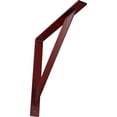 thumbnail image 1 of Ekena Millwork 2"W x 18"D x 18"H Traditional Steel Bracket, Hammered Bright Red, 1 of 13