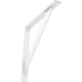 thumbnail image 1 of Ekena Millwork 2"W x 18"D x 18"H Traditional Steel Bracket, White Primer, 1 of 13