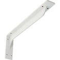 thumbnail image 1 of Ekena Millwork 2"W x 18"D x 6 1/2"H Embrey Steel Bracket, Hammered White, 1 of 12