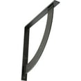 thumbnail image 1 of Ekena Millwork 2"W x 20"D x 20"H Bulwark Steel Bracket, Antiqued Silver, 1 of 12