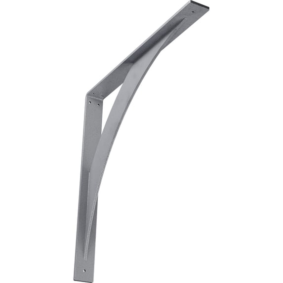 Ekena Millwork 2"W x 20"D x 20"H Legacy Steel Bracket, Hammered Light Blue