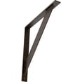 thumbnail image 1 of Ekena Millwork 2"W x 20"D x 20"H Traditional Steel Bracket, Antiqued Bronze, 1 of 13
