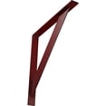 thumbnail image 1 of Ekena Millwork 2"W x 20"D x 20"H Traditional Steel Bracket, Hammered Bright Red, 1 of 13