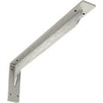 thumbnail image 1 of Ekena Millwork 2"W x 20"D x 6 1/2"H Embrey Steel Bracket, Stainless Steel, 1 of 12