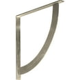 thumbnail image 1 of Ekena Millwork 2"W x 24"D x 24"H Bulwark Steel Bracket, Stainless Steel, 1 of 12