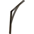 thumbnail image 1 of Ekena Millwork 2"W x 24"D x 24"H Legacy Steel Bracket, Antiqued Pale Gold, 1 of 13
