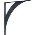 thumbnail image 1 of Ekena Millwork 2"W x 24"D x 24"H Legacy Steel Bracket, Hammered Gray, 1 of 12
