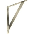 thumbnail image 1 of Ekena Millwork 2"W x 24"D x 24"H Traditional Bracket, Stainless Steel (2-Pack), 1 of 10