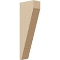 thumbnail image 1 of 2"W x 4"D x 12"H Thin Concord Rough Cedar Woodgrain TimberThane Corbel, Primed Tan, 1 of 6