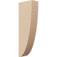 thumbnail image 1 of 2"W x 4"D x 12"H Thin Durham Rough Cedar Woodgrain TimberThane Corbel, Primed Tan, 1 of 6