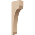thumbnail image 1 of 2"W x 4"D x 12"H Thin Legacy Rough Cedar Woodgrain TimberThane Corbel, Primed Tan, 1 of 6