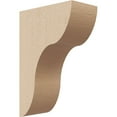 thumbnail image 1 of 2"W x 4"D x 6"H Classic Carmel Rough Cedar Woodgrain TimberThane Corbel, Primed Tan, 1 of 6