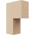 thumbnail image 1 of 2"W x 4"D x 6"H Classic Chapel Hill Rough Cedar Woodgrain TimberThane Corbel, Primed Tan, 1 of 6