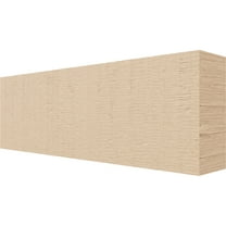 Ekena Millwork 2"W x 4"H x 12"L Block Woodgrain TimberThane Rafter Tail, Primed Tan