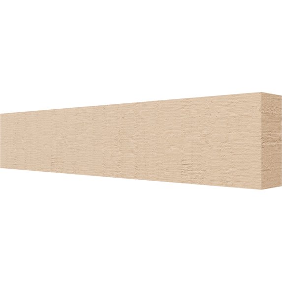 Ekena Millwork 2"W x 4"H x 20"L Block Woodgrain TimberThane Rafter Tail, Primed Tan