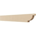thumbnail image 1 of Ekena Millwork 2"W x 4"H x 28"L Alpine Woodgrain TimberThane Rafter Tail, Primed Tan, 1 of 6
