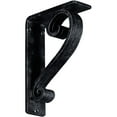 thumbnail image 1 of Ekena Millwork 2"W x 5 1/2"D x 8"H Edwards Wrought Iron Bracket, (Triple center brace), Antiqued Pewter, 1 of 10