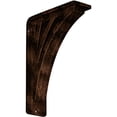 thumbnail image 1 of Ekena Millwork 2"W x 5 1/2"D x 8"H Nevio Wrought Iron Bracket, (Triple center brace), Antiqued Copper, 1 of 7