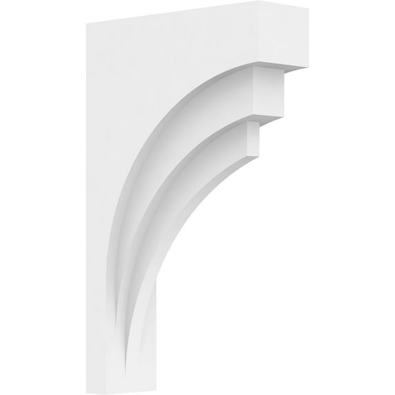 Ekena Millwork 2"W x 6"D x 10"H Standard Rockford Architectural Grade PVC Corbel