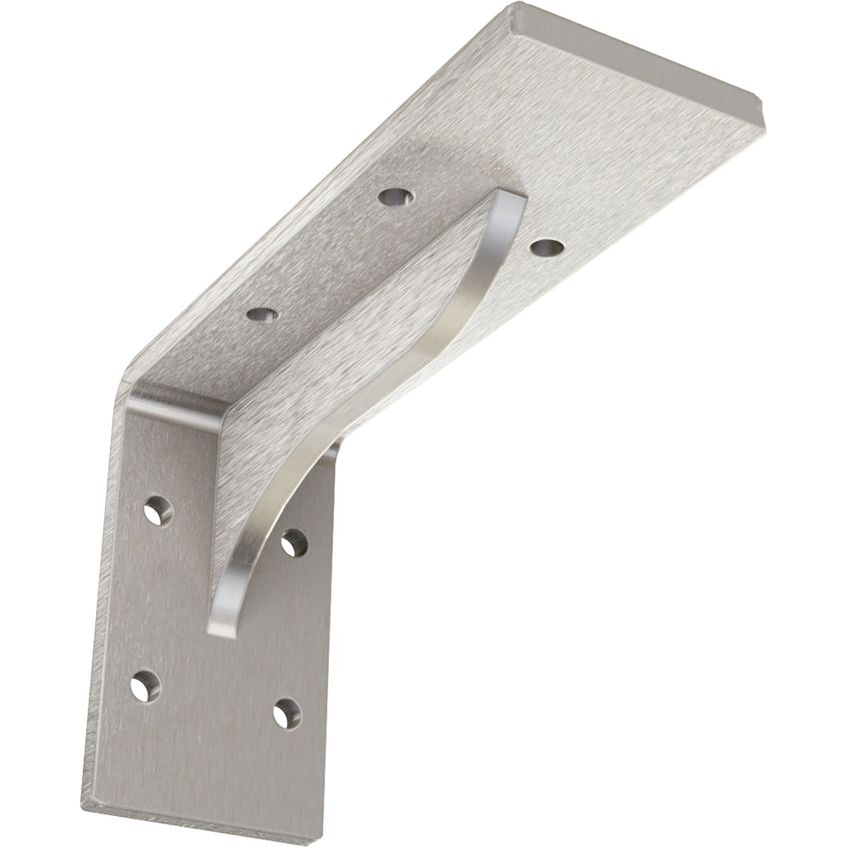 Stainless Steel 6" Industrial Countertop Bracket