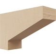 thumbnail image 1 of 2"W x 6"D x 4"H Classic Clemmons Rough Cedar Woodgrain TimberThane Corbel, Primed Tan, 1 of 6