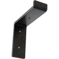 thumbnail image 1 of Ekena Millwork 2"W x 6"D x 6 1/4"H Steel Truss Shelf Bracket, Antiqued Pewter, 1 of 11