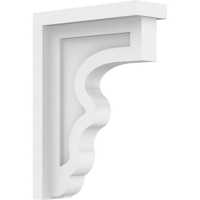 Ekena Millwork 2"W x 6"D x 8 3/8"H Standard Highland Architectural Grade PVC Corbel