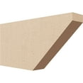 thumbnail image 1 of Ekena Millwork 2"W x 6"H x 12"L Concord Woodgrain TimberThane Rafter Tail, Primed Tan, 1 of 6