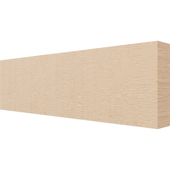 Ekena Millwork 2"W x 6"H x 20"L Block Woodgrain TimberThane Rafter Tail, Primed Tan