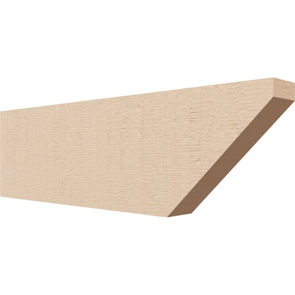 Ekena Millwork 2"W x 6"H x 20"L Concord Woodgrain TimberThane Rafter Tail, Primed Tan