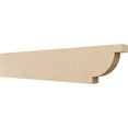 thumbnail image 1 of Ekena Millwork 2"W x 6"H x 32"L Alpine Woodgrain TimberThane Rafter Tail, Primed Tan, 1 of 6