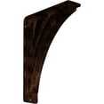 thumbnail image 1 of Ekena Millwork 2"W x 7 1/2"D x 10"H Nevio Wrought Iron Bracket, (Triple center brace), Antiqued Copper, 1 of 7