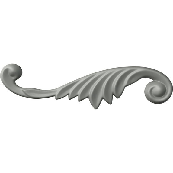 Ekena Millwork 2"W x 7 1/2"H x 3/4"P Wings Onlay, Left