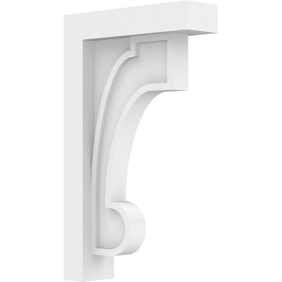Ekena Millwork 2"W x 7"D x 11 5/8"H Standard Alma Architectural Grade PVC Corbel