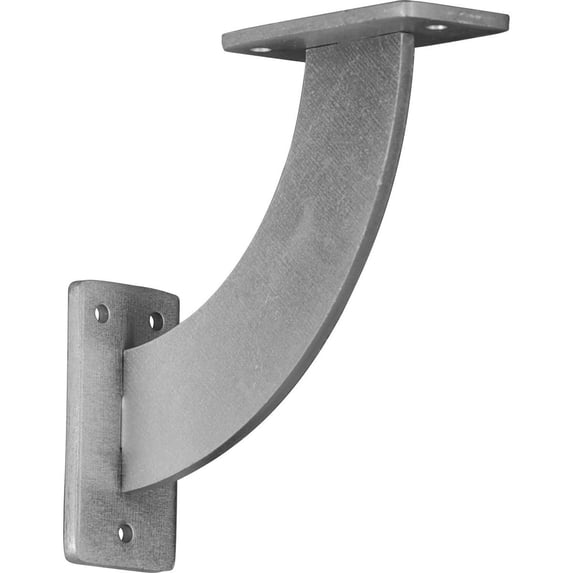Ekena Millwork 2"W x 7"D x 7"H Bradford Bracket, Steel (2-Pack)