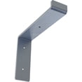 thumbnail image 1 of Ekena Millwork 2"W x 8"D x 6 3/4"H Steel Truss Shelf Bracket, Hammered Light Blue, 1 of 11