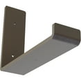 thumbnail image 1 of Ekena Millwork 2"W x 8"D x 6"H Steel Hanging Shelf Bracket, Hammered Brown, 1 of 10