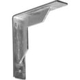 thumbnail image 1 of Ekena Millwork 2"W x 8"D x 8"H Stockport Bracket, Steel (2-Pack), 1 of 9