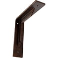 thumbnail image 1 of Ekena Millwork 2"W x 8"D x 8"H Stockport Steel Bracket, Antiqued Copper, 1 of 12