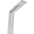 thumbnail image 1 of Ekena Millwork 2"W x 8"D x 8"H Stockport Steel Bracket, Hammered White, 1 of 12