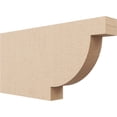 thumbnail image 1 of Ekena Millwork 2"W x 8"H x 16"L Alpine Woodgrain TimberThane Rafter Tail, Primed Tan, 1 of 6