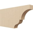 thumbnail image 1 of Ekena Millwork 2"W x 8"H x 16"L Asheboro Woodgrain TimberThane Rafter Tail, Primed Tan, 1 of 6