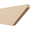 thumbnail image 1 of Ekena Millwork 2"W x 8"H x 16"L Concord Woodgrain TimberThane Rafter Tail, Primed Tan, 1 of 6